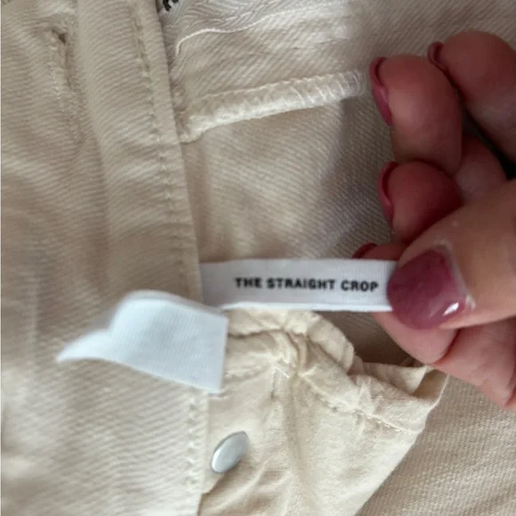 LOFT Cream Ankle & Cropped Jeans - Picture 3 of 5